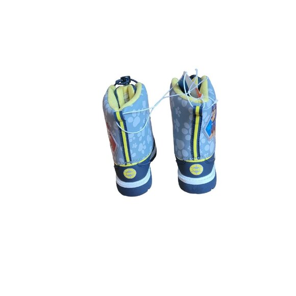 Paw Patrol Blue Winter Boots Size 7 Waterproof Toddler Shoes - Picture 4 of 6